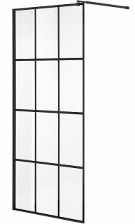 Душевая перегородка Niagara NG-685-11BLACK 110см чёрный/прозрачное