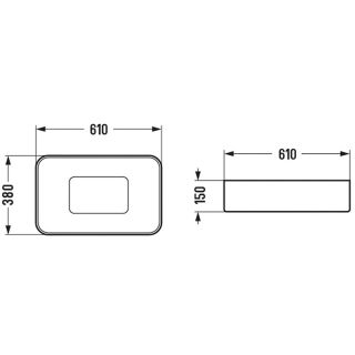 Раковина-чаша WeltWasser Elbach 78575-60 MT-BL 60 10000008703 Черная матовая