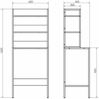 Шкаф Comforty 00-00011201 Дуб темно-коричневый 20 см
