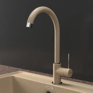 Смеситель для кухни GranFest  3650 песочный
