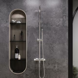 Душевая стойка Damixa Scandinavian Pure 936810000 с термостатом Хром