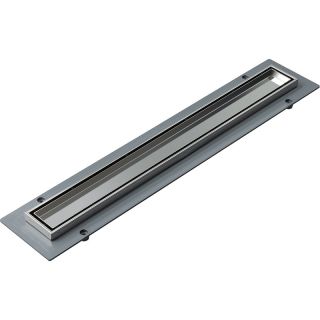 Душевой лоток Logan L002L-550 с решеткой Нержавеющая сталь под плитку