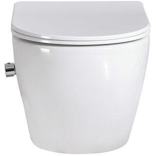 Унитаз подвесной BelBagno Uno BB3105CHR-BS/SC с сиденьем Микролифт