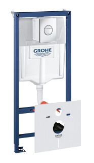 Система инсталляции для унитазов Grohe Rapid SL 38813001с панелью смыва