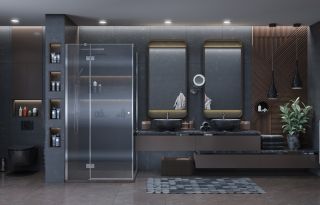 Душевой уголок Ambassador Diamond 12011104L 120x80см левый хром/прозрачное