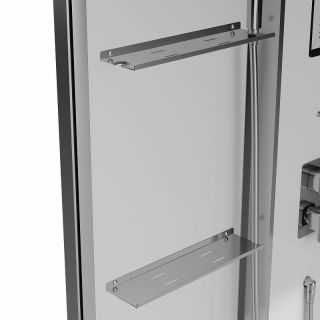 Душевая кабина Black and White Galaxy G8891 100х100 889100 с паром без гидромассажа