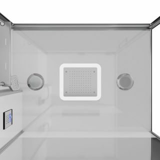 Душевая кабина Black and White Galaxy G8895 100х100 889500 с паром без гидромассажа