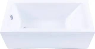 Акриловая ванна Aquanet Bright 347136 155x70 см с каркасом и фронтальной панелью