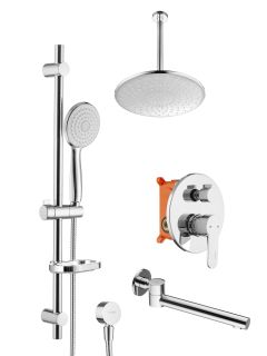 Душевой комплект Swedbe Platta 5543 хром