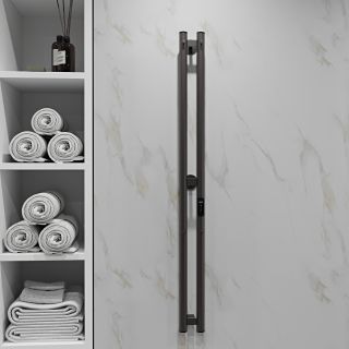 Полотенцесушитель электрический Indigo Style LSE120-10GNSRt 120x10 см оружейная сталь