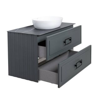 Тумба под раковину La Fenice Cubo TWIN  FNC-01-CUB-G-90-2 87.6 см