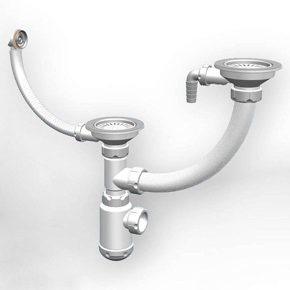 Сифон Granula  для кухонной мойки СФ-0005