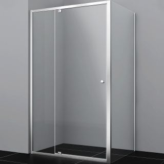 Душевой уголок WasserKRAFT  Aula 110х90 11P15 профиль Хром стекло прозрачное