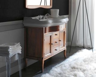 Тумба под раковину Kerasan Retro 734740 напольная орех