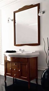 Тумба под раковину Kerasan Retro 734740 напольная орех