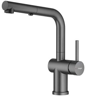 Смеситель для кухни Raglo R86.49.09 с выдвижным изливом графит