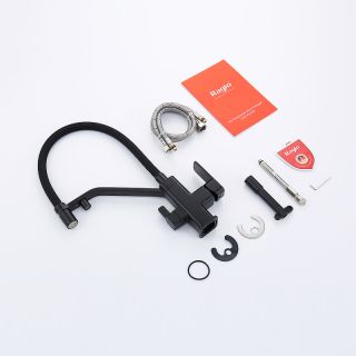 Смеситель для кухни Raglo R85.62.06 с подключением фильтра чёрный