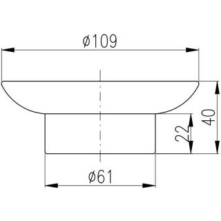 Мыльница Rav Slezak SKL002 Белая