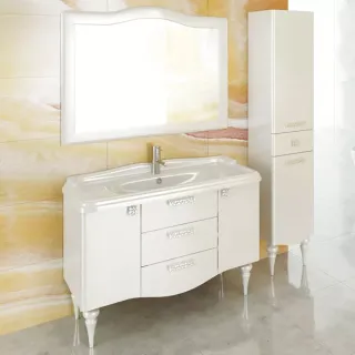 Тумба с раковиной Comforty Монако 00003132224 120 см белый