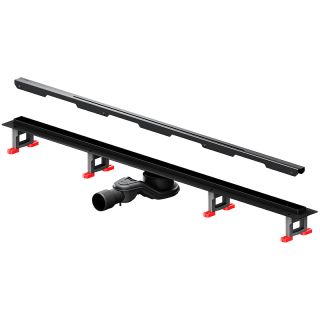 Душевой лоток AM.PM MasterFlow 100 W01SC-S11-100-05BM с Черной матовой решеткой Slim line