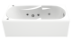 Акриловая ванна Bas Нептун 170x70 см с каркасом