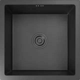 Мойка кухонная GranFest METAL 4444 PVD графит PVD графит