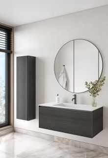 Пенал подвесной Armadi Art Quatro 791-OA-A 35 см антрацит