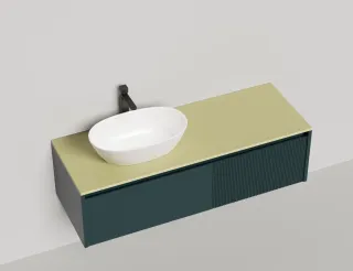 Подвесная тумба Salini Domino 27D214 140см шпон