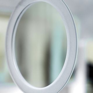 Зеркало Reflexion Point RF4513PT с LED подсветкой сенсором увеличительным зеркалом и часами 80х70