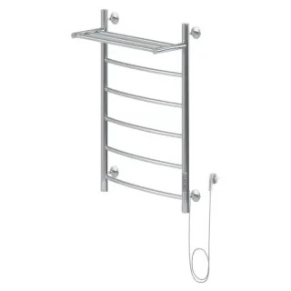 Полотенцесушитель электрический Aquanet Romeo 281991 с полкой 80x50 см хром