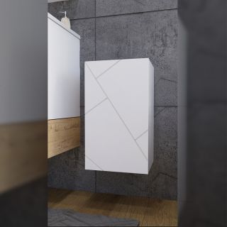 Шкаф навесной Бриклаер Кристалл 4627125416019 35 см белый