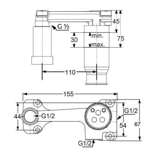 Смеситель для раковины Kludi BOZZ SET 38244N076S золото
