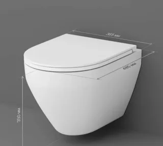 Комплект унитаза с инсталляцией AM.PM Spirit V2.0 IS100151.701700 сиденье микролифт