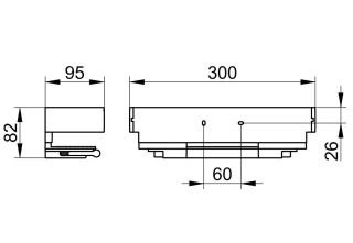 Корзинка для душа Keuco Edition  11159370000 черный