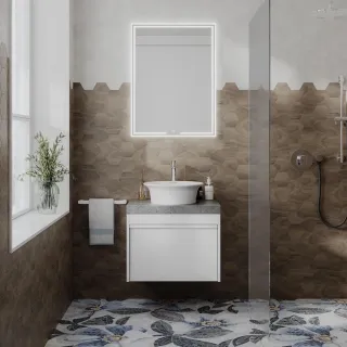 Зеркало с подсветкой Kerama Marazzi Mio MIO.mi.60\WHT с диммером 60 см белый