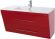 Тумба под раковину Bellezza Берта 100см красный 00000007115