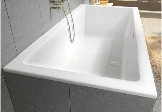 Акриловая ванна Riho Rethink Cubic Fall B109013005 заполнение через перелив 190х90см белый