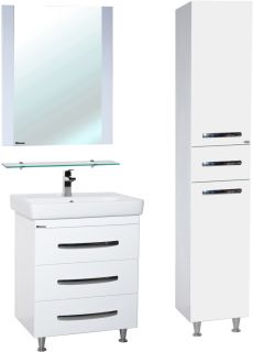 Зеркало Bellezza Рокко 50см белый 00000001220