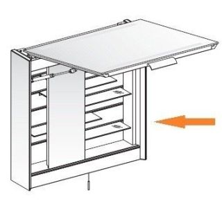 Зеркальный шкаф для ванны Keuco Edition 30290179300 90 см