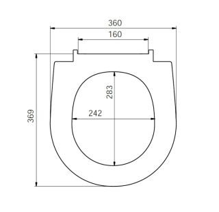 Сиденье для унитаза IDDIS PP Seat Cover белый 142PPS0i31