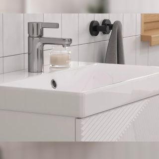 Тумба под раковину подвесная Velvex Edge tp.EDG.9696.60.1Y белый глянец, 60 см