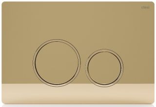 Кнопка смыва Ctesi Round BK0202128 золото