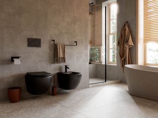 Биде подвесное Ceramica Nova Metropol CN4003MB чёрный матовый