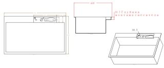 Многофункциональная кухонная мойка Savol S-SC002Q с водопадом 75см графит