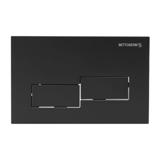 SET Инсталляция Sava Fix Slim + клавиша смыва BETTOSERB SET40006481 матовый черный BRICKS