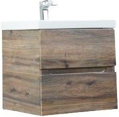 Подвесная тумба под раковину Art&Max Techno 60см дуб бомонд лофт AM-Techno-600-2C-SO-LW646