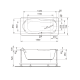 Veedi Ванна акриловая Iva 150х70 с каркасом