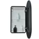 Зеркало-шкаф Reflexion Black 45 RF2003BL с  подсветкой 45х85