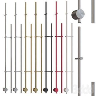 Электрический полотенцесушитель Broner Bruno Due BRD.094.170.0000.P 170 см с кнопкой хром