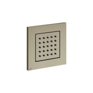 Боковая встраиваемая форсунка Gessi Body Jets 32984.149 брашированный никель